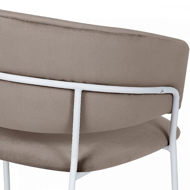 Комплект кухонных стульев Даксон мокко велюр/белый, 4 шт. - Вид 9