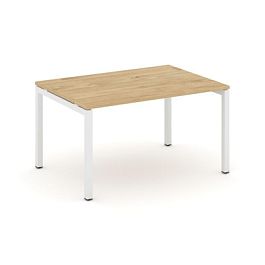 Стайл Проджект Стол переговорный SN-5P.SPRG-001.3 Тиквуд Светлый/Металл Белый 980*980*750 - Фото предпросмотра