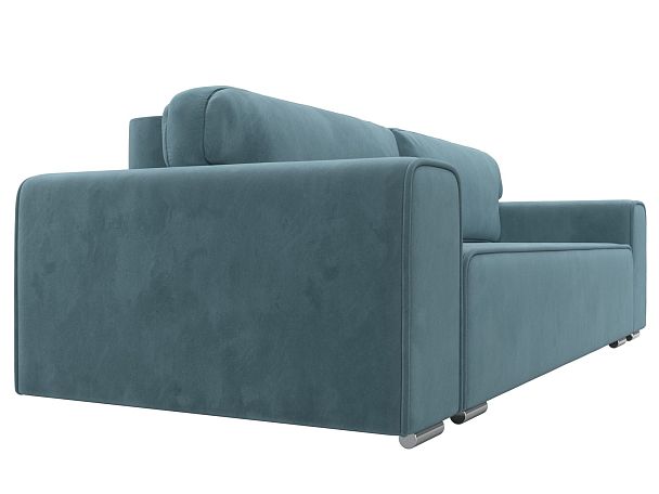 Прямой диван Лига-029 Велюр бирюзовый - Вид 3