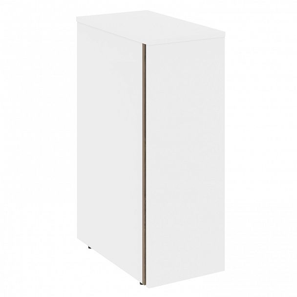 Тумба 4 ящика завершающая "Onix" O.R-TV-4 тиквуд темный/белый - Вид 4