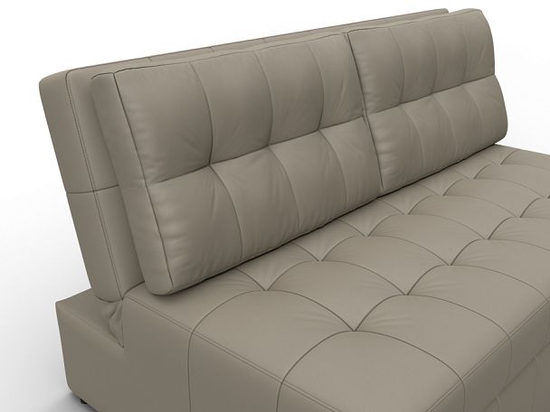 Диван прямой Лига-107 (140) Экокожа бежевый - Вид 4