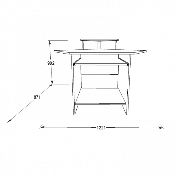 Стол компьютерный "СК 4" - Вид 2