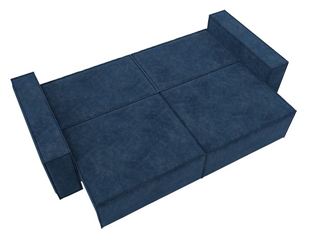 Диван прямой Куба Велюр синий - Вид 10