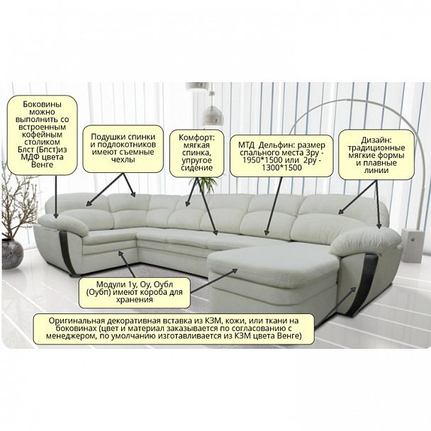 Диван "Мистраль 2" 3Р - Вид 7