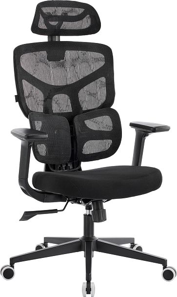 Эргономичное кресло Everprof Omega Black (Омега Блэк) Сетка Черный - Вид 1