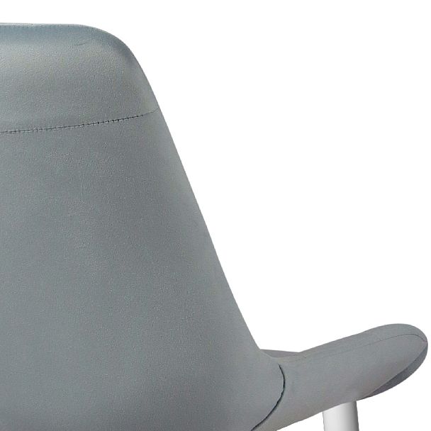 Комплект полубарных стульев Эйден, Confetti dusty blue/белый, 2 шт. - Вид 8