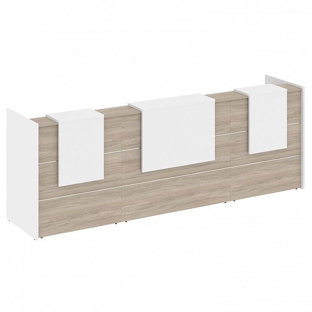 Ресепшн "Onix" O.R-K-14 дуб аттик/белый - Вид 2