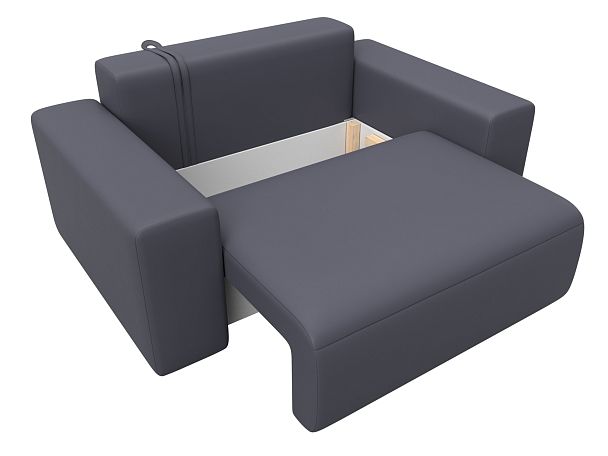 Кресло Лига-036 НПБ Экокожа серый - Вид 7