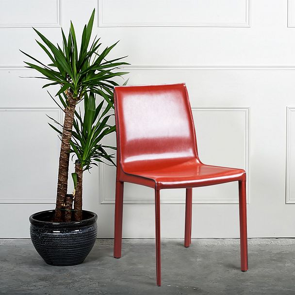 Стул Barrie, кожа ретро-красный - Вид 11
