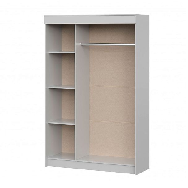 шкаф-купе Бассо серый/антрацит - Вид 2