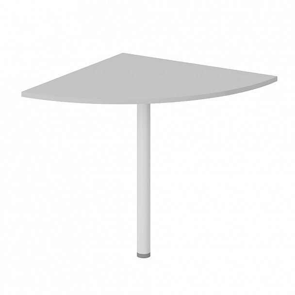 Брифинг приставка угловая "Логистика" ПК-ЛОГ-ПР70Х70УБ/Т/25-В1-19 серый - Вид 1