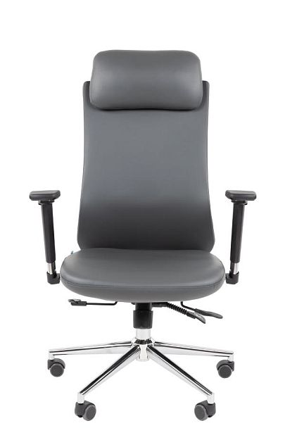 Офисное кресло Chairman 500LUX Россия экокожа cерый - Вид 2