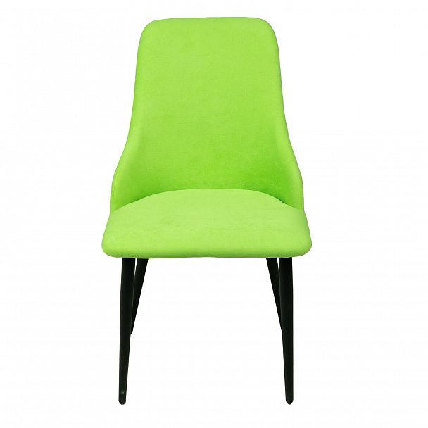 Стул Аэр, ножки черные, велюр салатовый - Вид 4