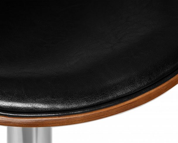 Стул барный DOBRIN KARTER (коричневое дерево, чёрный) - Вид 8