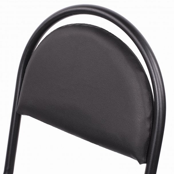 Стул для посетителей РС00М, черный каркас, кожзам черный - Вид 7