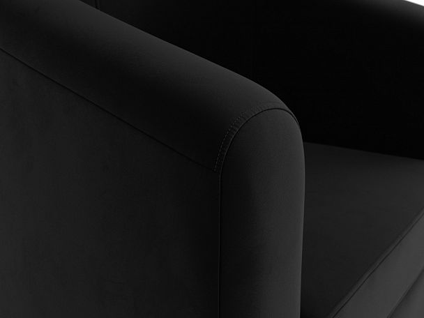 Кресло Норден (полностью микровельвет черный) - Вид 4