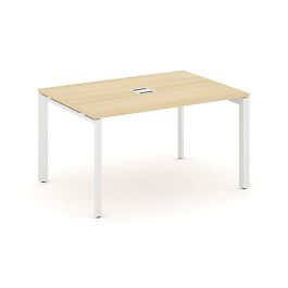 Стайл Проджект Некст / Style Project Next Стол переговорный SN-59P.SPRG-004 Акация Лорка/Металл Белый 1580*980*750 - Фото предпросмотра