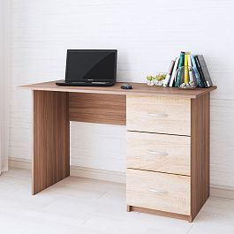 Стол письменный Сити-1 (1200*750*600) ясень шимо/дуб сонома - Фото предпросмотра