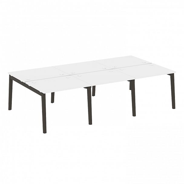 Рабочая станция "Onix wood" OW.D.RS-6.1.8 белый/дуб темный - Вид 1