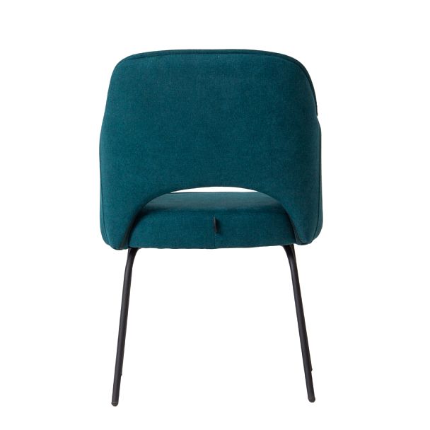 Стул Роза, велюр Omega 61, ножки паук RAL 9005 - Вид 6