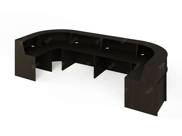 ЛАЙТ / LIGHT RLG073 Двойной ресепшн 440x180x115 Венге - Вид 2