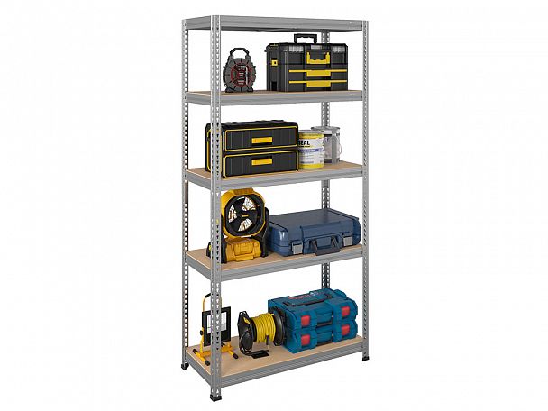 Стеллаж SBL 180KD/90x40/5 оцинкованный - Вид 2