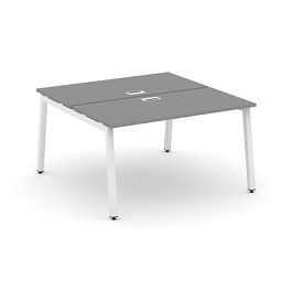 Стайл Проджект Рабочая станция двухсторонняя SN-5A.DRS-001 Серый Пепел/Металл Белый 980*1232*750 - Фото предпросмотра