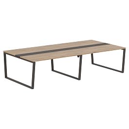 Конференц стол EVCT 3116 Дуб Денвер светлый/Мокко 3126х1606х750 EDIS - Фото предпросмотра