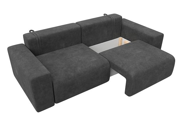 Диван прямой Лига-036 НПБ Классик Велюр серый - Вид 7