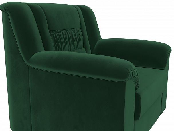 Кресло Карелия (полностью велюр зеленый) - Вид 4