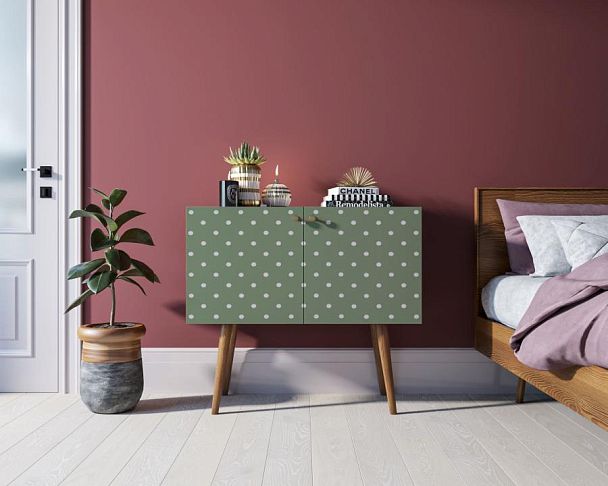 Комод на высоких ножках Berber малый принт 12 арт BB13/Print_12 - Вид 4