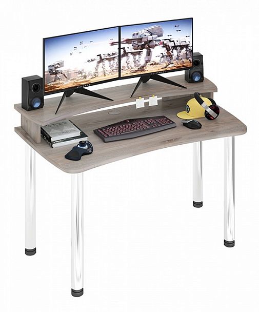 Стол компьютерный Домино Лайт СКЛ-Софт140МО+НКИЛ140 Нельсон - Вид 2