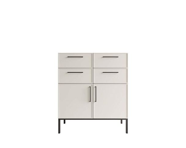 Большой комод с четырьмя ящиками и дверками Nicole NLN17 - Вид 1