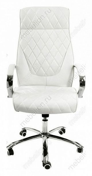 Кресло компьютерное Monte белое - Вид 2