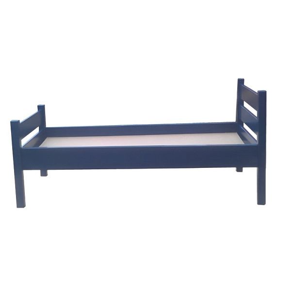 Кровать детская массив/фанера цветная КМ-012, 1200 - Вид 1