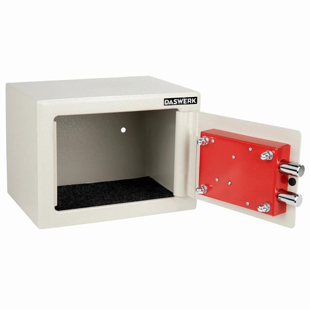 Сейф мебельный DASWERK SC-170KL (170х230х170 мм), ключевой замок, бежевый, 291339 - Вид 6