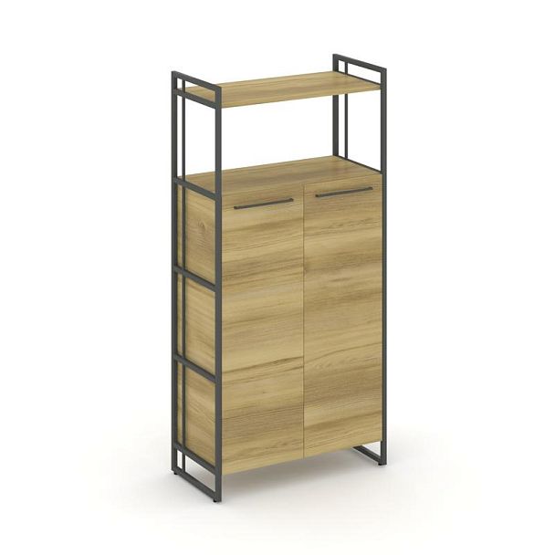 Rift Шкаф 4 ниши широкий RF.SS-43 Дуб Винченцо/Металл Антрацит 798*396*1648 - Вид 1