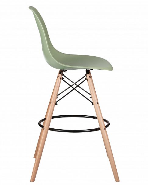 Стул барный DOBRIN DSW BAR (ножки светлый бук, цвет мятный (NX-G-09)) - Вид 3