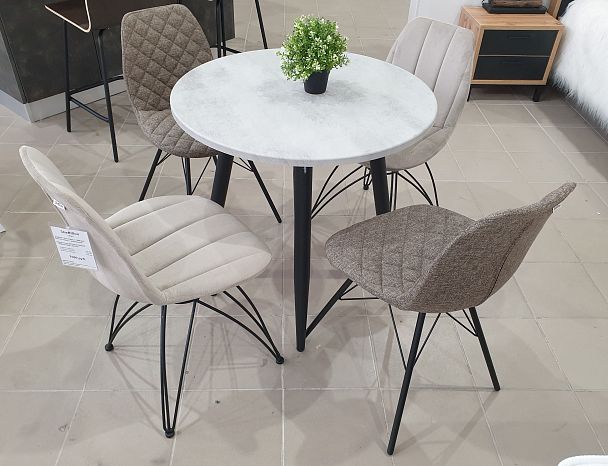 Столешница Sheffilton SHT-TT 80 МДФ бетон светлый - Вид 9