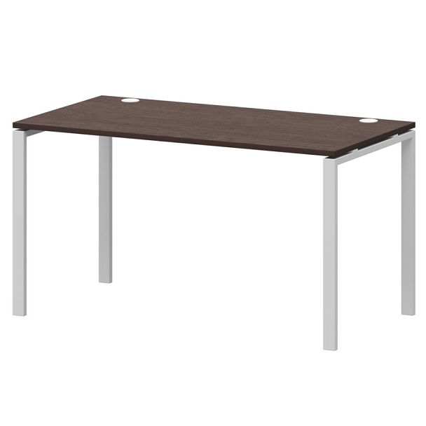 Стол на металлокаркасе АМ-005.60 Дуб венге/Белый 1800x600x760 Арго-М - Вид 1