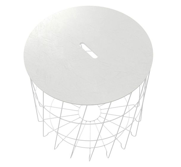 Столик журнальный Sheffilton SHT-CT41 мисандея/белый муар - Вид 3