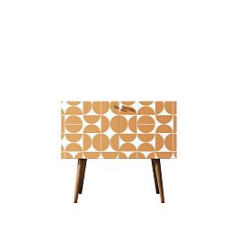 Комод на высоких ножках Berber малый принт 14 арт BB13/Print_14 - Фото предпросмотра