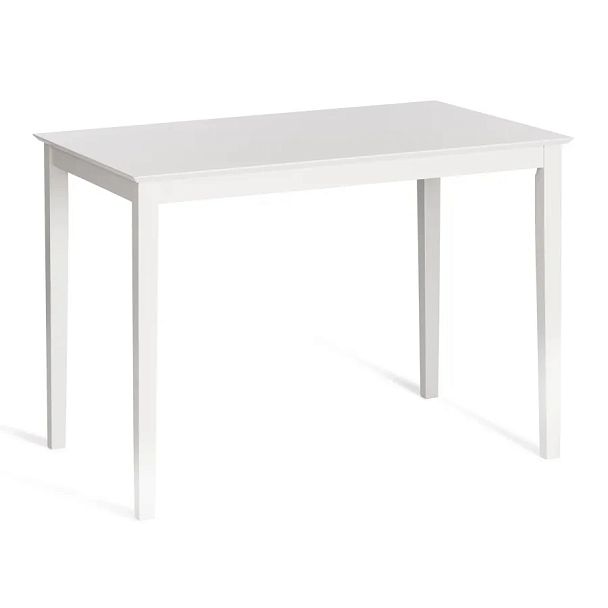 Обеденный комплект Хадсон/Hudson (стол + 4 стула), дерево гевея/мдф, pure white (белый 2-1) - Вид 2
