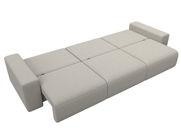 Диван прямой Лига-036 НПБ Классик Лонг Рогожка бежевый - Вид 10