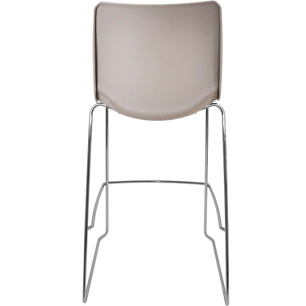 Стул Race (Пруток Барный) каркас Хром, серый - Вид 3