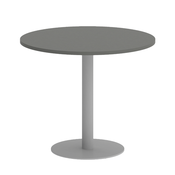 Home Office Стол круглый VR.SP-5-90.1 Металлик/Серый металл 900*900*750 - Вид 1