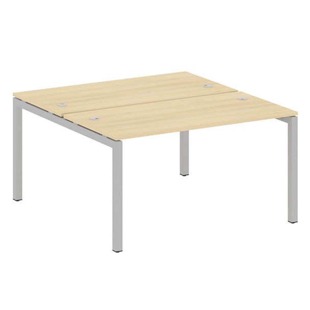 Metal System Quattro Р. ст. на П-образном м/к 50БП.РАС-СП-2.3 Акация/Серый металл 1400*1475*750 - Вид 1