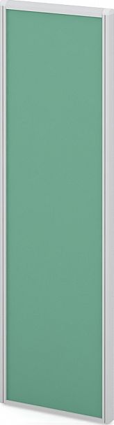 Модуль сплошной "Мобильные офисные перегородки «Логика»" ПК-ЛГ-МДС200х60Д-В1-44 зеленый - Вид 1