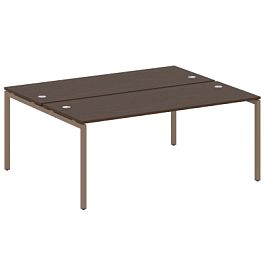 Metal System Quattro Р. ст. на П-образном м/к 40БП.РАС-СП-2.5 Венге/Мокко металл 1800*1475*750 - Фото предпросмотра