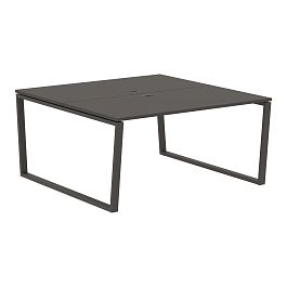 Стол 2-х местный EVWST 1516 Мокко/Мокко 1560х1606х750 EDIS - Фото предпросмотра